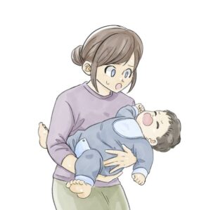 悪い抱っこ