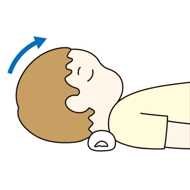 イラスト　あごが引けすぎている