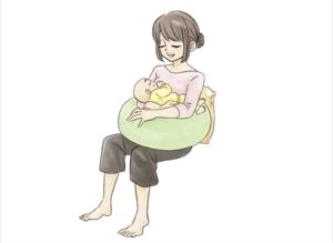 ママの授乳姿勢